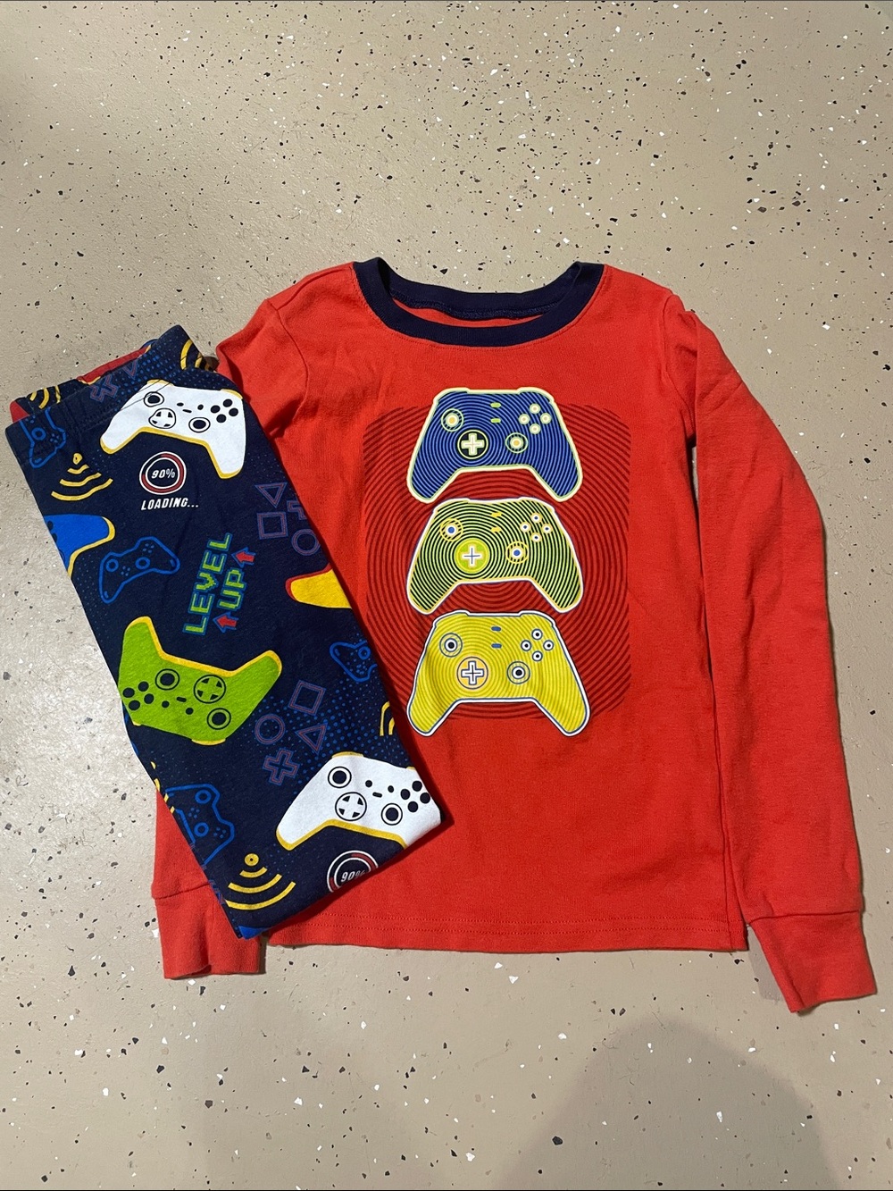 Kids Video Game Controller Pajama Set